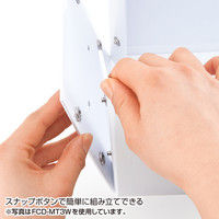 サンワサプライ 組み立て式DVD BOX （ブラック） FCD-MT4BK 1個（直送品）