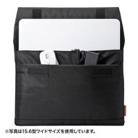 サンワサプライ インナーケース（フラップタイプ・12.1型ワイド） ブラック IN-A12BK 1個（直送品）