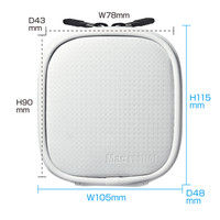 サンワサプライ MagSafe電源アダプタ専用ケース（45W，60W対応） ホワイト IN-MACAD1W 1個（直送品）