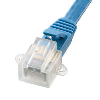 サンワサプライ カテゴリ7フラットLANケーブル KB-FL7-10BLN 1本