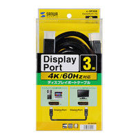 サンワサプライ DisplayPortケーブル 3m KC-DP3GK 1本（直送品）