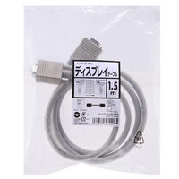 サンワサプライ エコディスプレイケーブル KC-ECV15K 1本（直送品）