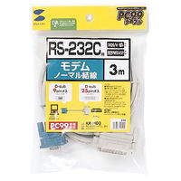 サンワサプライ RS-232Cケーブル KR-MD3 1本