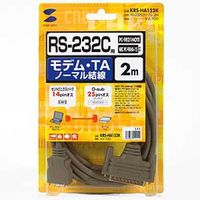 サンワサプライ RS-232Cケーブル KRS-HA152K 1本（直送品）
