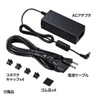 サンワサプライ ギガビット対応 薄型PoEハブ（5ポート） LAN-GIGAPOES5 1個（直送品）