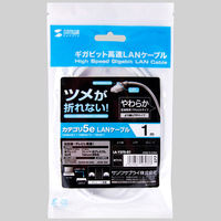 サンワサプライ ツメ折れ防止CAT5eLANケーブル LA-Y5TS-01 1本