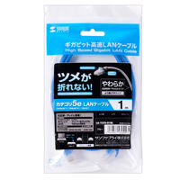 サンワサプライ ツメ折れ防止CAT5eLANケーブル LA-Y5TS-01BL 1本
