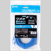 サンワサプライ ツメ折れ防止CAT5eLANケーブル LA-Y5TS-07BL 1本