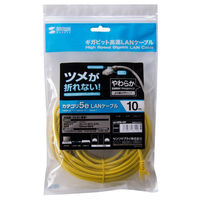 サンワサプライ ツメ折れ防止CAT5eLANケーブル LA-Y5TS-10Y 1本