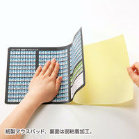 サンワサプライ ローマ字変換マウスパッド（A4サイズ、ブラック） MPD-OP17RA4BK 1個（直送品）