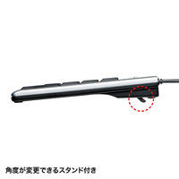 サンワサプライ USBテンキー 有線 うす型メンブレン シルバー NT-16USVN 1個（直送品）