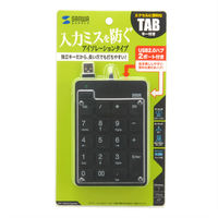 サンワサプライ USB2.0ハブ付テンキー NT-18UH2BK 1個