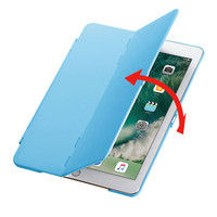 サンワサプライ iPad 9.7インチ ハードケース（スタンドタイプ・青） PDA-IPAD1004BL 1個（直送品）