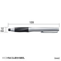 サンワサプライ 交換用先端ゴム5個入りタッチペン(シルバー) PDA-PEN37SV 1本