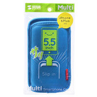 サンワサプライ マルチスマートフォンケース(5.5インチ用) PDA-SPC15BL 1個（直送品）