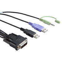 サンワサプライ ディスプレイエミュレーション対応DVIパソコン自動切替器(2:1) SW-KVM2DUN 1個