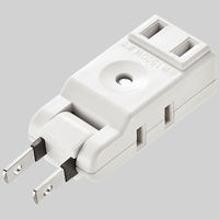 サンワサプライ スイングミニタップ ホワイト 2P式 3個口 TAP-AC9W 1個