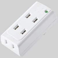 サンワサプライ 雷ガード ホワイト 2P式 3個口 TAP-SP205 1個（直送品）