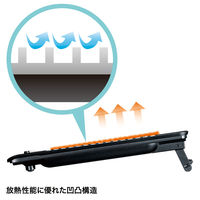 サンワサプライ ノート用クーラーパッド 12インチワイド～15.6インチワイド対応 TK-CLN21U 1個