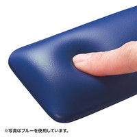 サンワサプライ マウス用リストレスト（レザー調素材、レッド） W150×D70×H18.5mm TOK-GELPNSR 1個（直送品）