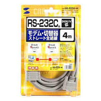 サンワサプライ RS-232Cケーブル KRS-433XF-4K 1本（直送品）
