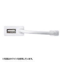 サンワサプライ Gigabit対応USB-LANアダプタ（USB3.0ハブ1ポートつき） ブラック LAN-ADUR3GHBK 1個（直送品）
