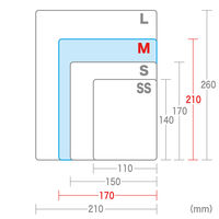 サンワサプライ マウスパッド（Mサイズ、ブラック） MPD-EC25M-BK 1個（直送品）