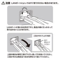 サンワサプライ モジュラージャックガード SL-68 1個（直送品）