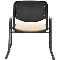 エイ・アイ・エス 肘付き楽THE椅子 4脚セット アイボリー/ブラック RKT-08IV/BK-4PCS（直送品）