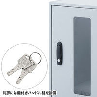 サンワサプライ 簡易防塵ハブボックス（4U） MR-FAHBOX4U 幅335×奥行465×高さ600mm 1台（直送品）