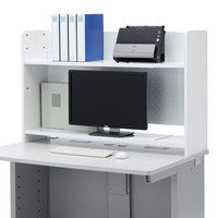 サンワサプライ 幅可変デスクシェルフ MR-LC1001 幅780～1180×奥行300×高さ811.5mm 1台（直送品）