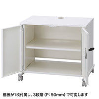 サンワサプライ セキュリティラック用扉付きスタンド RAC-SLSTNTB2 幅750×奥行610×高さ670mm 1台（直送品）