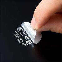 サンワサプライ セキュリティシール つや消し 15面 丸シール はがきサイズ LB-SL5 1個