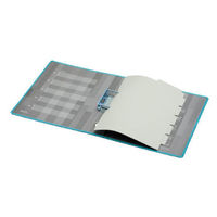 コクヨ　チューブファイル　NEOS　A4タテ　とじ厚50mm　ターコイズブルー　両開きパイプ式ファイル　フ-NE650B　1セット（10冊）