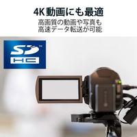 マイクロSD カード 16GB UHS-I 高速データ転送 SD変換アダプタ付 データ復旧サービス MF-MS016GU13V3R エレコム 1個（直送品）