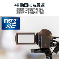 エレコム MicroSDXCカード/データ復旧サービス付/ビデオスピー MF-MS064GU13V3R 1個（直送品）