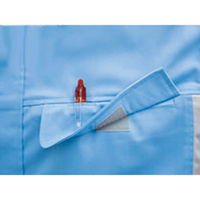 明石スクールユニフォームカンパニー 男女兼用シャツ サックス M UN3396-62-M（直送品）