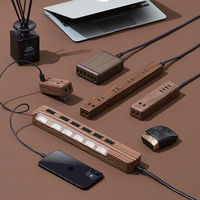 延長コード 電源タップ 1m 6個口 個別スイッチ 雷ガード ほこりシャッター ウォールナット ECT-1310W エレコム 1個