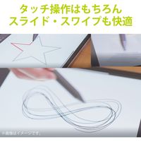 アクティブスタイラスペン  タッチペン 汎用 充電式 クリップ付き ブラック PWTPACST02BK エレコム 1個