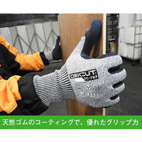 【アウトレット】【天然ゴム背抜き手袋】 ウィード DEXCUT 耐切創 DC-797 ネイビー LL 1双