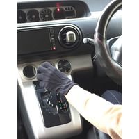 【白手袋】 アトム すべり止め付き ターボ黒 148-5P L 1組（5双入）