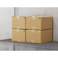 コクヨ カラーラベル(しっかり貼れる丸型) 直径15mm 青 550片 タ-R70-42B 1セット(5個)