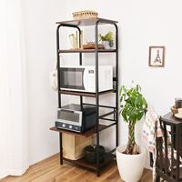 フクダクラフト シンプルレンジラック ロータイプ ブラック a24592 1個（直送品）