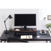 アイリスオーヤマ モニター台　MNS-590　ブラウン MNS-590 1台