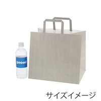 シモジマ 手提げ紙袋　フラットチャームバッグ　平手 300ー1 エコアッシュ1セット（200枚：50枚入×4）