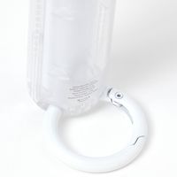 クリアカラビナ付きハンディファン クリア LAKOLE/ラコレ