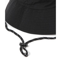 撥水加工 UVパッカブルハット ブラック LAKOLE/ラコレ