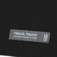 （TRAVEL）巾着SMセット ブラック LAKOLE/ラコレ