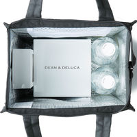 DEAN & DELUCA　クーラーバッグ 保冷バッグ グレー M 1個
