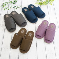 オクムラ スリッパ  オールドスタンダード外縫い 来客用 ルームシューズ  Lサイズ グレー BSAA7007GY 1足